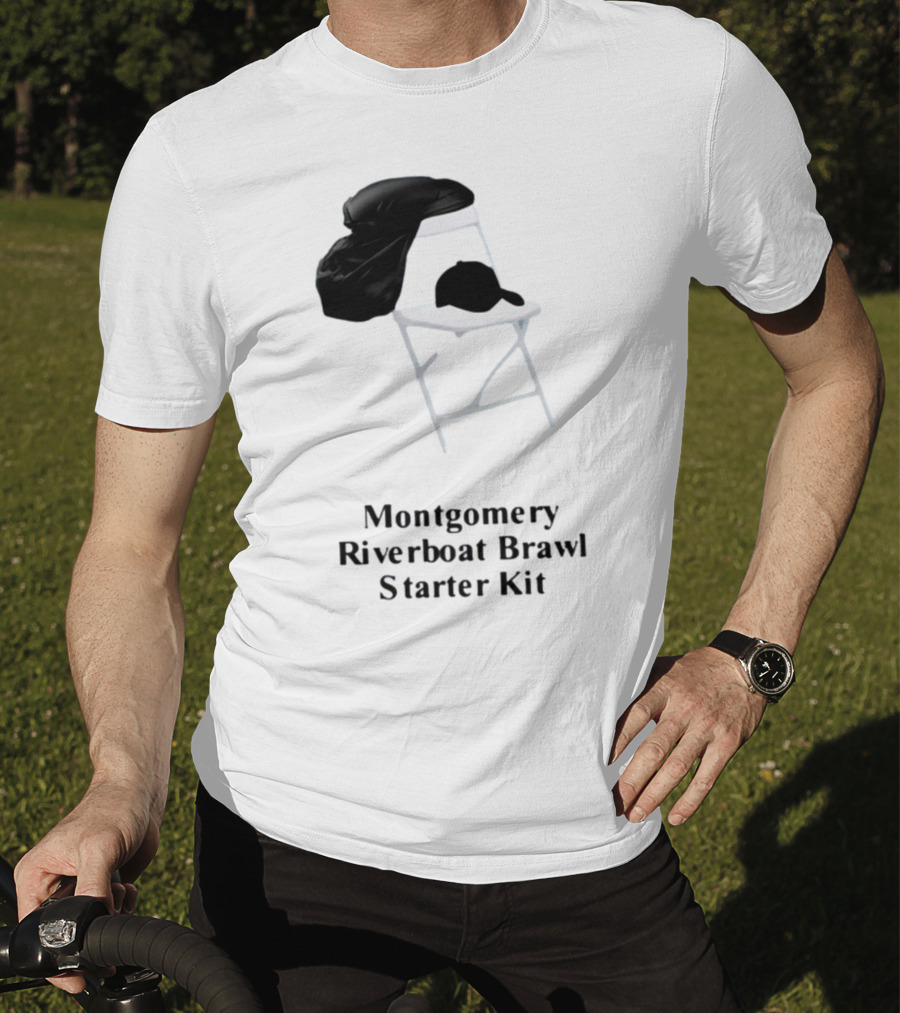Montgomery Riverboat Brawl Starter Kit Folding Chair And Cap T-Shirt