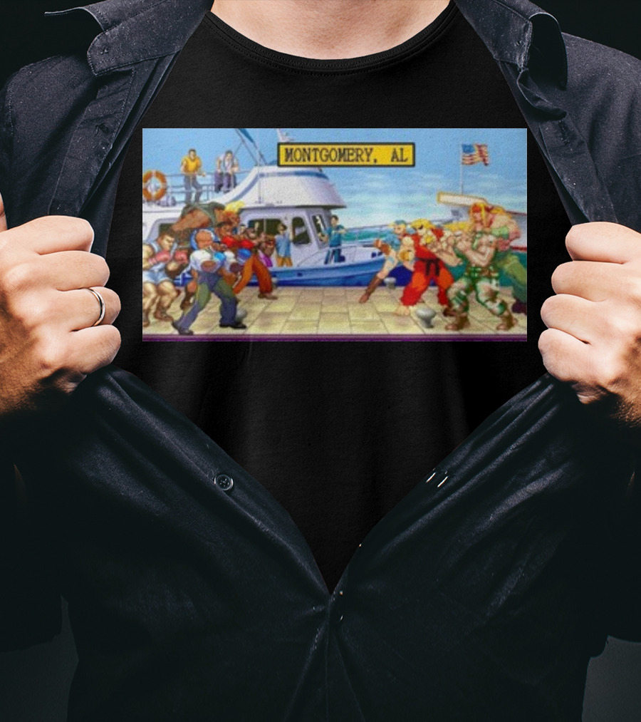 Montgomery AL Boat Dock Brawl Showdown T-Shirt