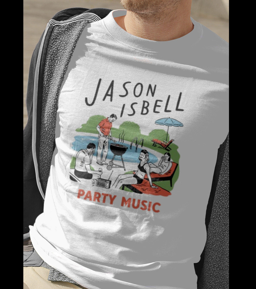 Jason Isbell Poolside Barbecue Party Music T-Shirt