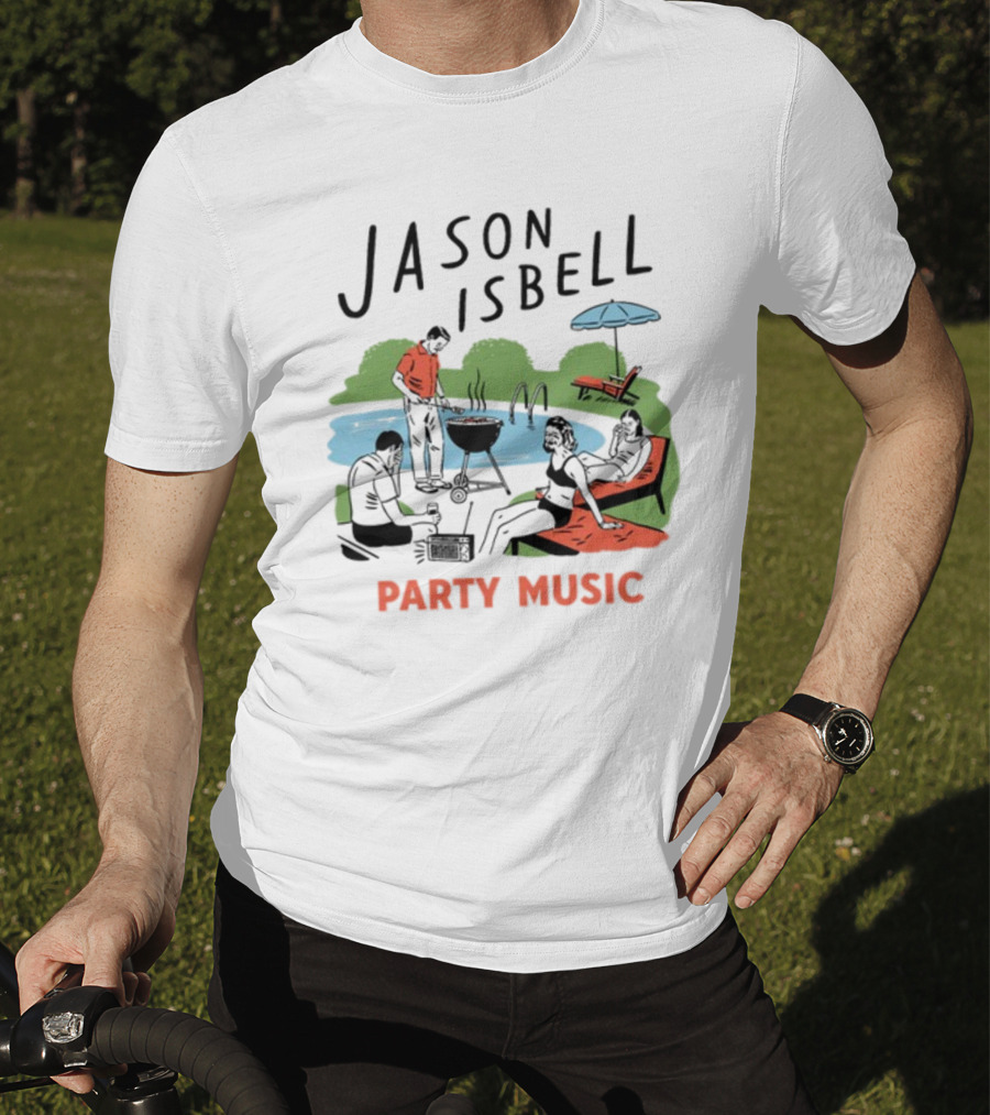 Jason Isbell Poolside Barbecue Party Music T-Shirt