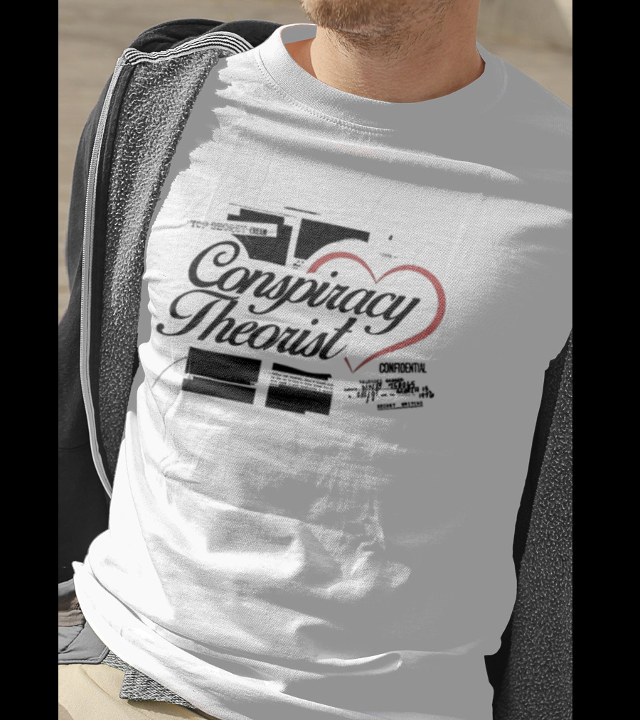 Conspiracy Theorist Heart Confidential T-Shirt