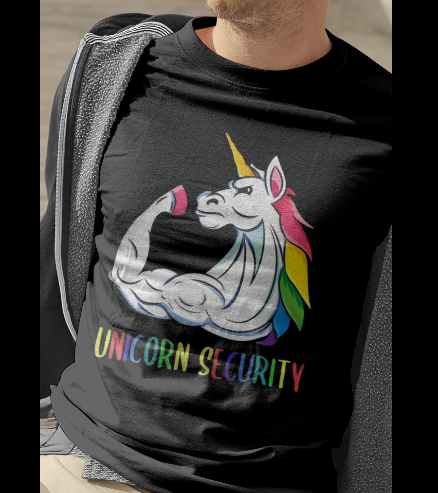 Unicorn Security Daddycorn Mens Cute Halloween Costume T-Shirt
