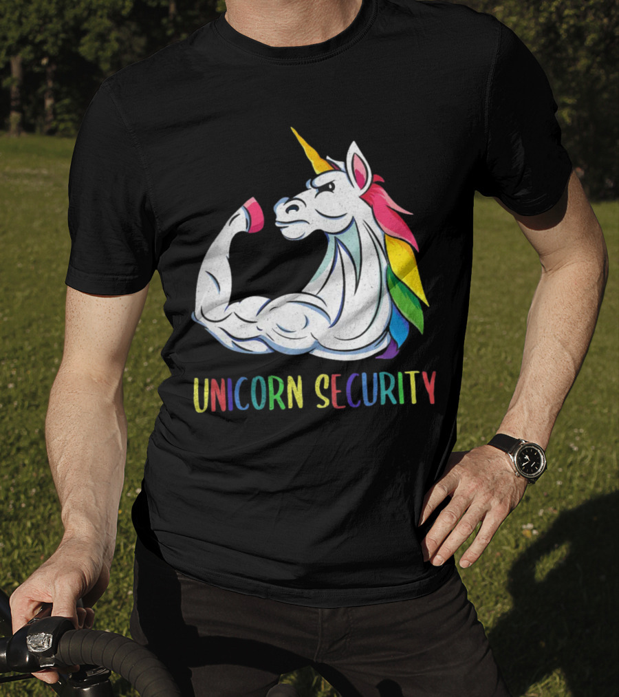 Unicorn Security Daddycorn Mens Cute Halloween Costume T-Shirt