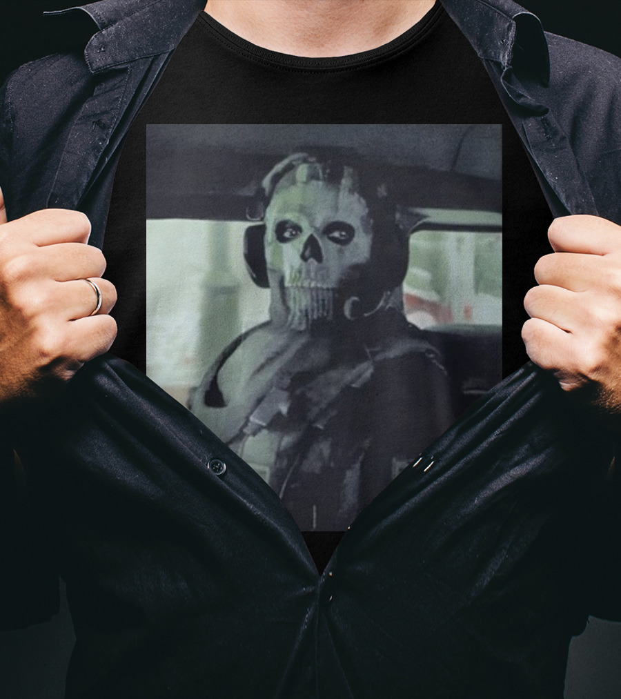 Modern Warfare II Ghost Mask Operator Stare T-Shirt