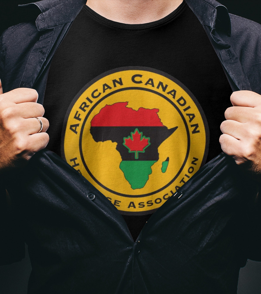 African Canadian Heritage Association Papa Burgundy T-Shirt