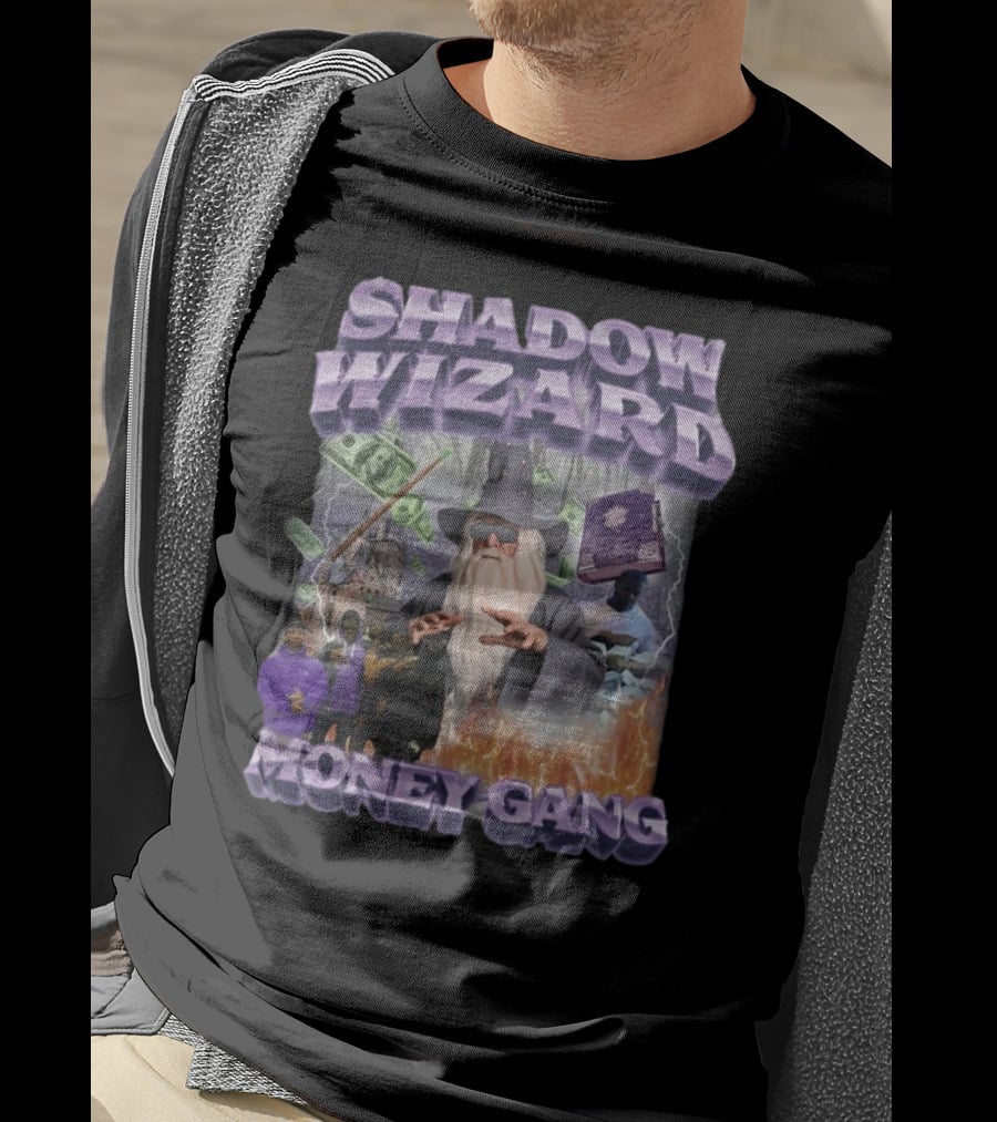 Shadow Wizard Money Gang Spellcasting Gangster Vibes T-Shirt