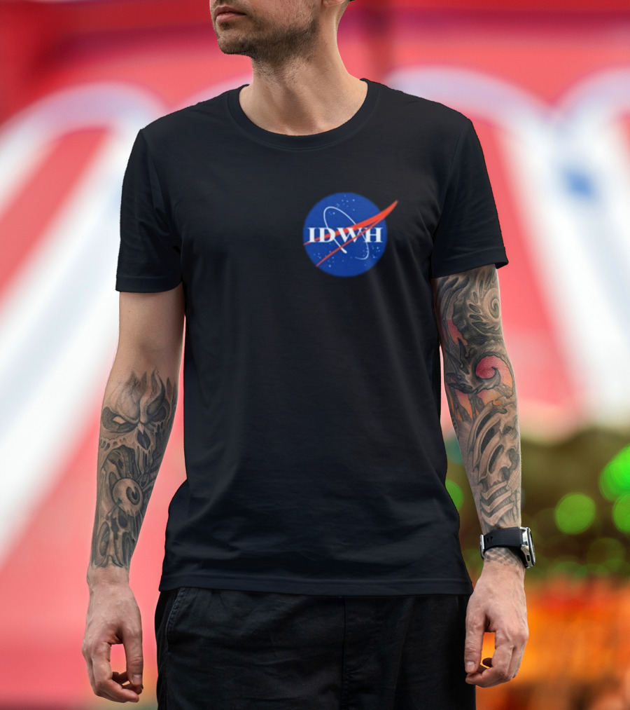 I Don't Work Here IDWH NASA T-Shirt