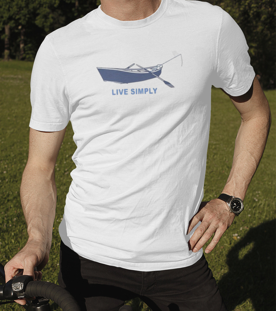 Live Simply Rowboat Tranquility T-Shirt
