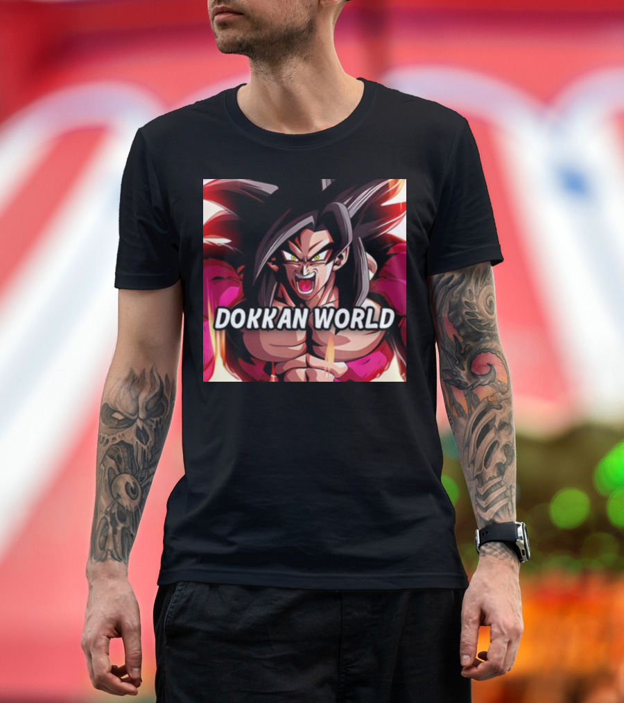 Dokkan World Super Saiyan 4 Character Burst T-Shirt