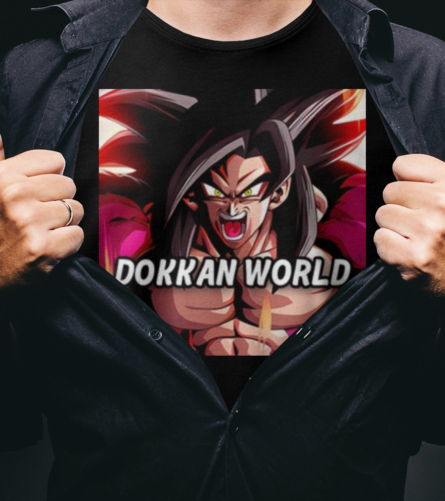 Dokkan World Super Saiyan 4 Character Burst T-Shirt