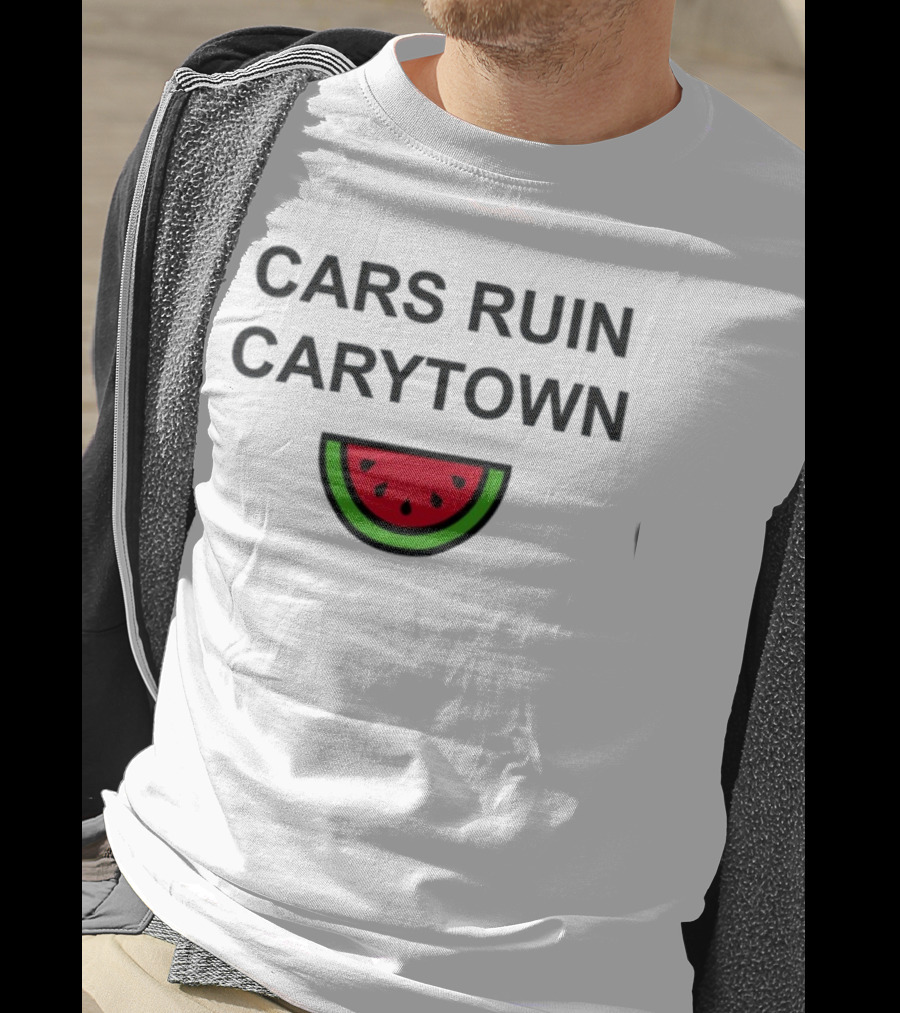 Cars Ruin Carytown Watermelon Slice Image T-Shirt