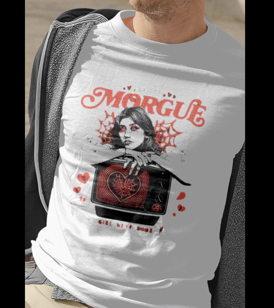Kailee Morgue Spider Web TV Girl Next Door T-Shirt