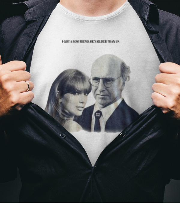 Buggirl200 Larry David Swiftie Baseball Photo Mashup T-Shirt