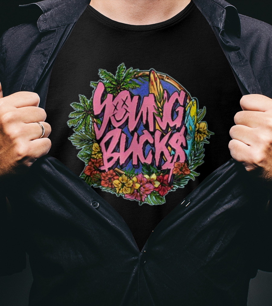 Young Bucks Maui Strong Tropical Influence T-Shirt