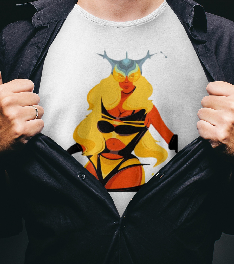 Thaddy Hippypotter Renaissance Bey Sci-Fi Goddess Appearance T-Shirt