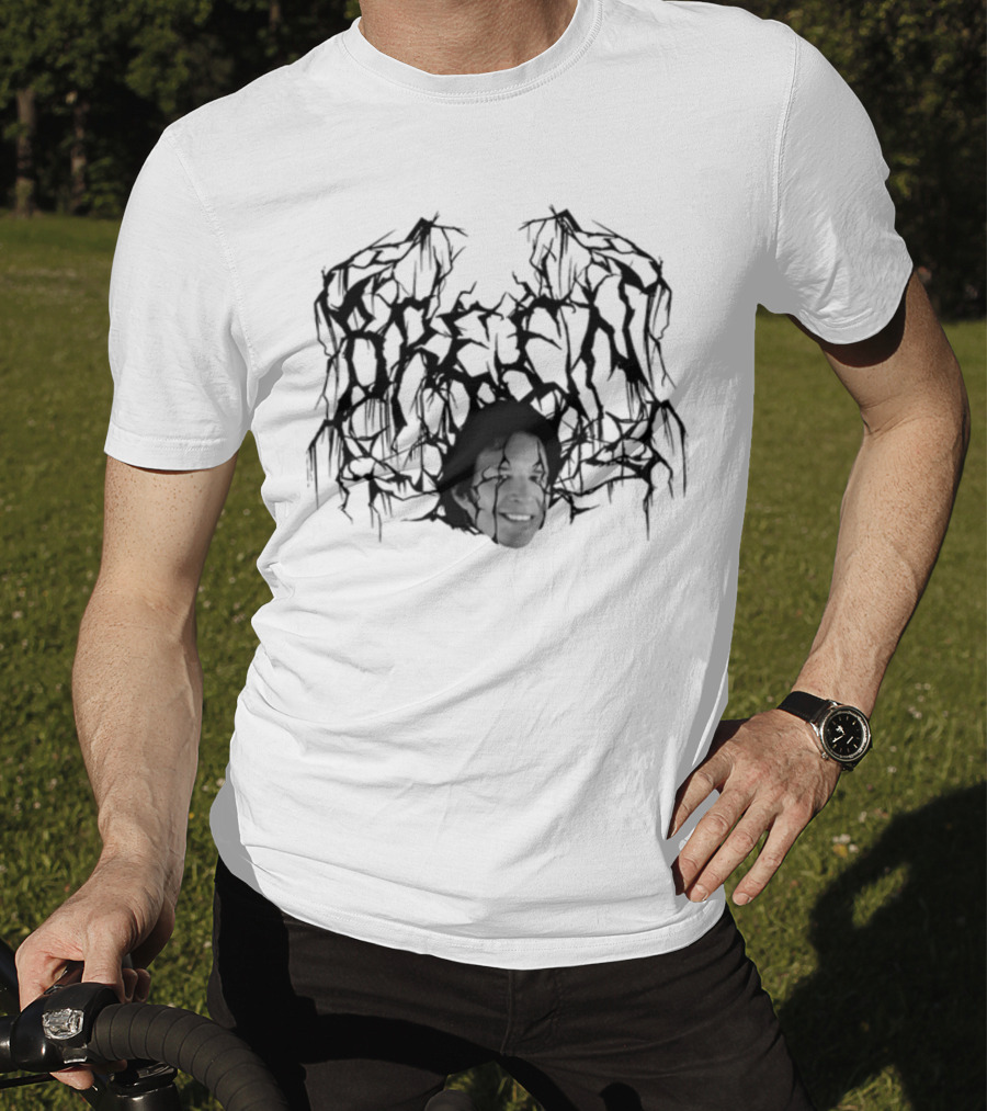 Breen Heavy Metal Style Face T-Shirt