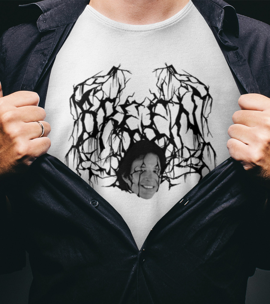 Breen Heavy Metal Style Face T-Shirt