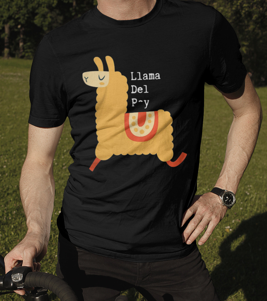 Llama Del P~y Funny Music T-Shirt
