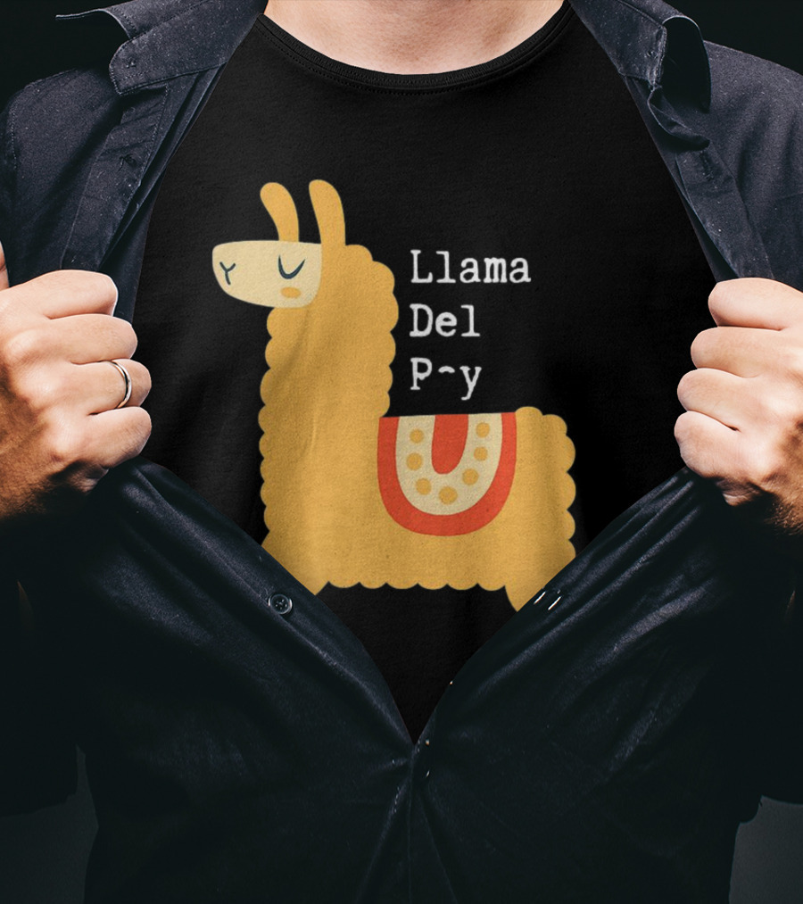 Llama Del P~y Funny Music T-Shirt