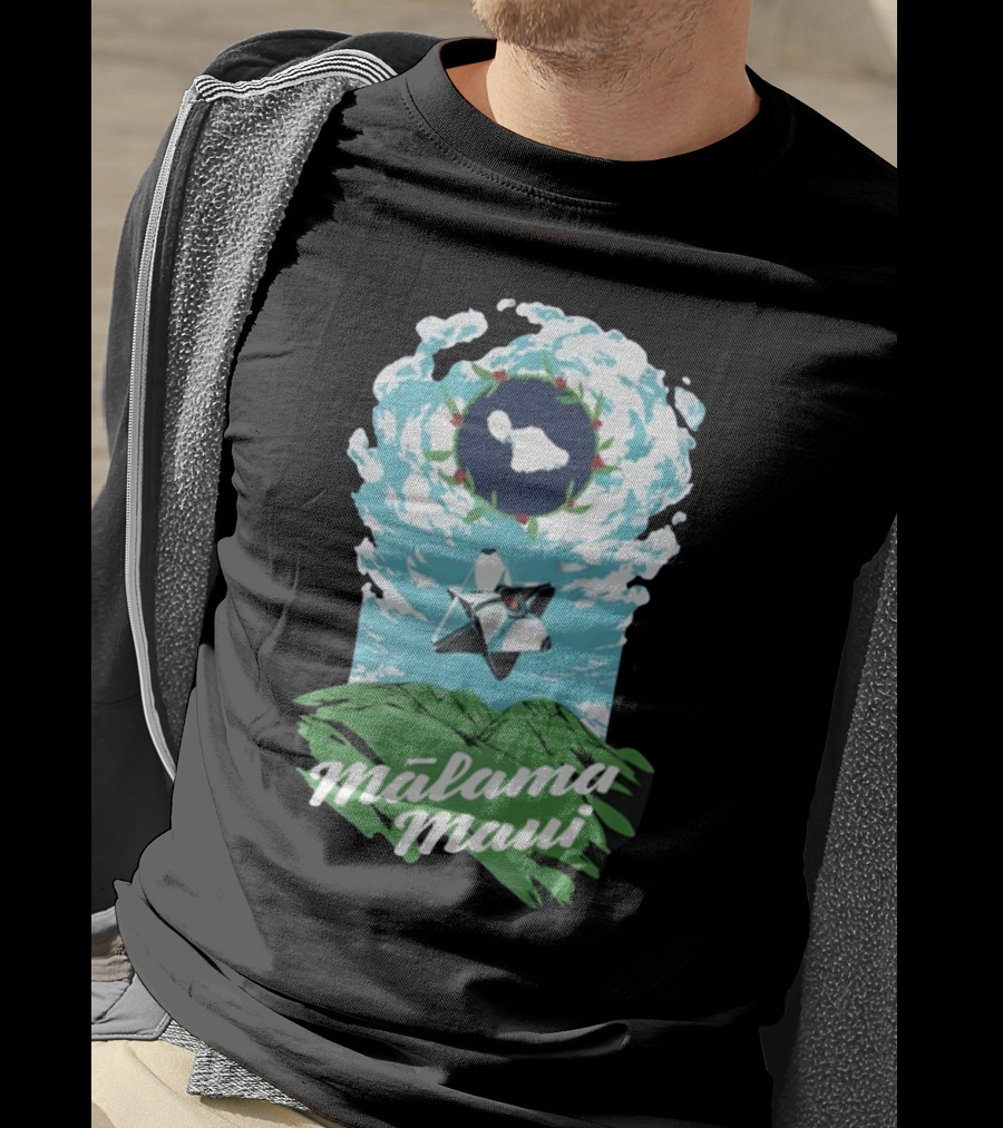 Bungie Foundation Malama Maui Island Cloud Ghost T-Shirt