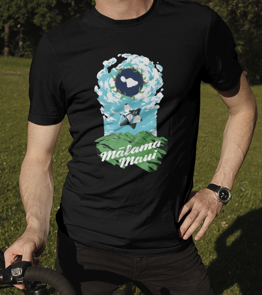 Bungie Foundation Malama Maui Island Cloud Ghost T-Shirt