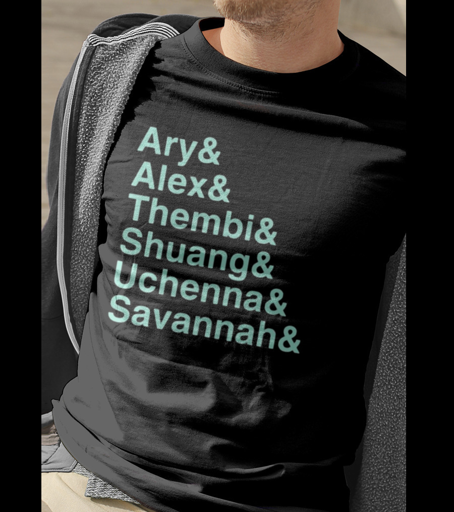 Racing Louisville FC Ary Alex Thembi Shuang Uchenna Savannah Players Names T-Shirt