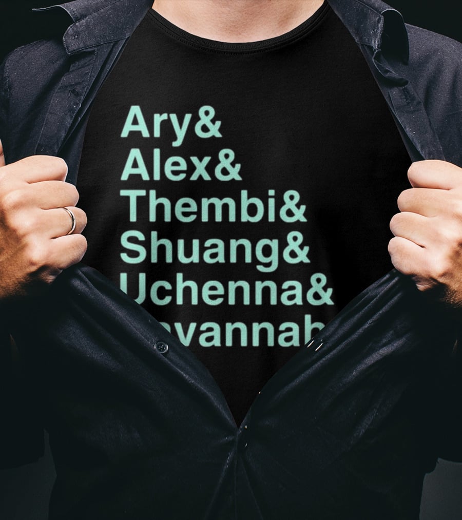 Racing Louisville FC Ary Alex Thembi Shuang Uchenna Savannah Players Names T-Shirt