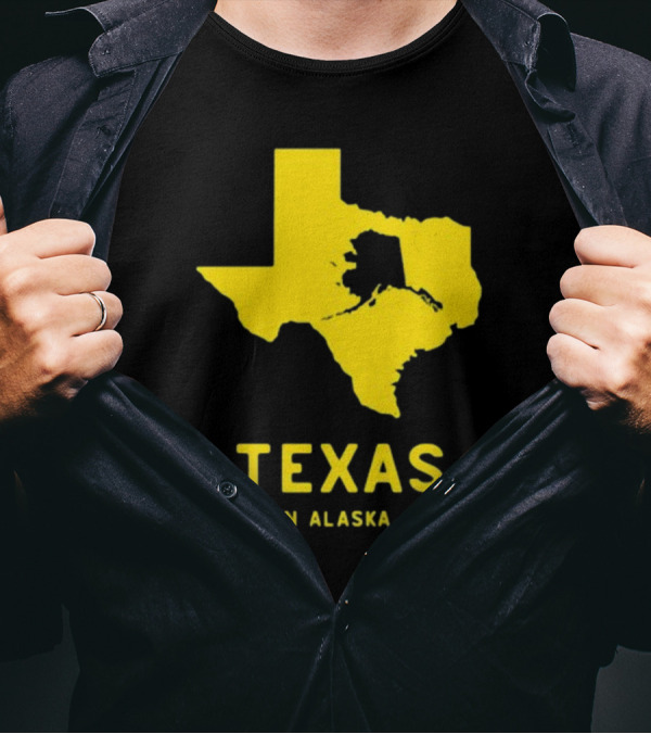 Texas Humor Bigger Than Alaska Since 1836 T-Shirt
