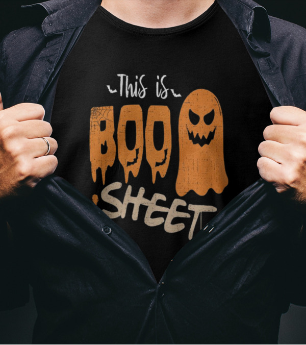 This Is Boo Sheet Halloween Ghost Puns T-Shirt