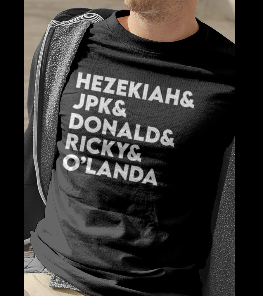 Hezekiah And Jpk And Donald And Ricky And O'landa New T-Shirt