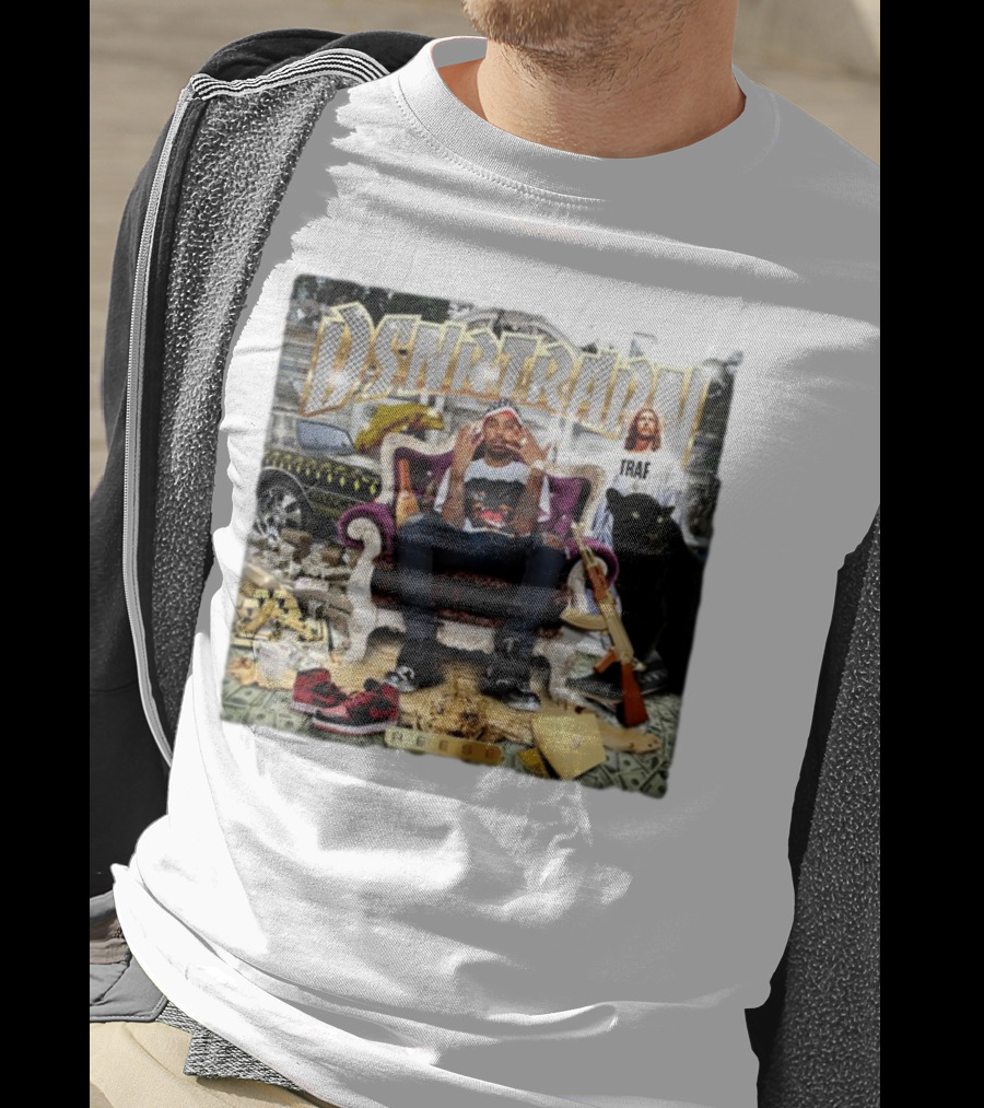 DSNRTRAPN Reese Throne Money Car Panther Rifle T-Shirt