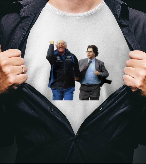 Mazzone Celebrating Sprint Brescia Atalanta Memorable Moment T-Shirt