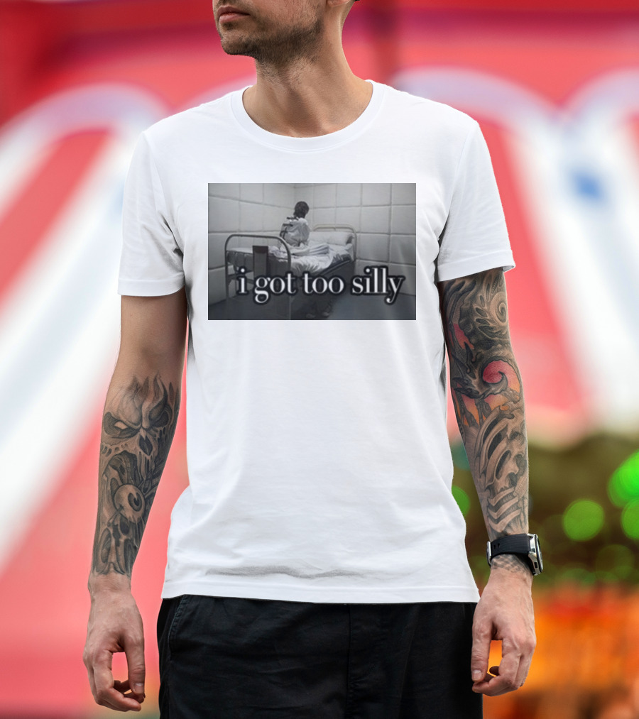 Cherrykitten I Got Too Silly Padded Room Strapped Bed T-Shirt