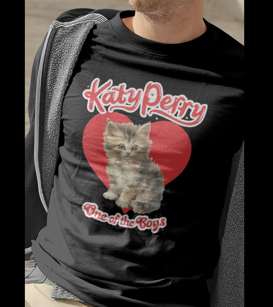 Katy Perry Cat One Of The Boys New T-Shirt