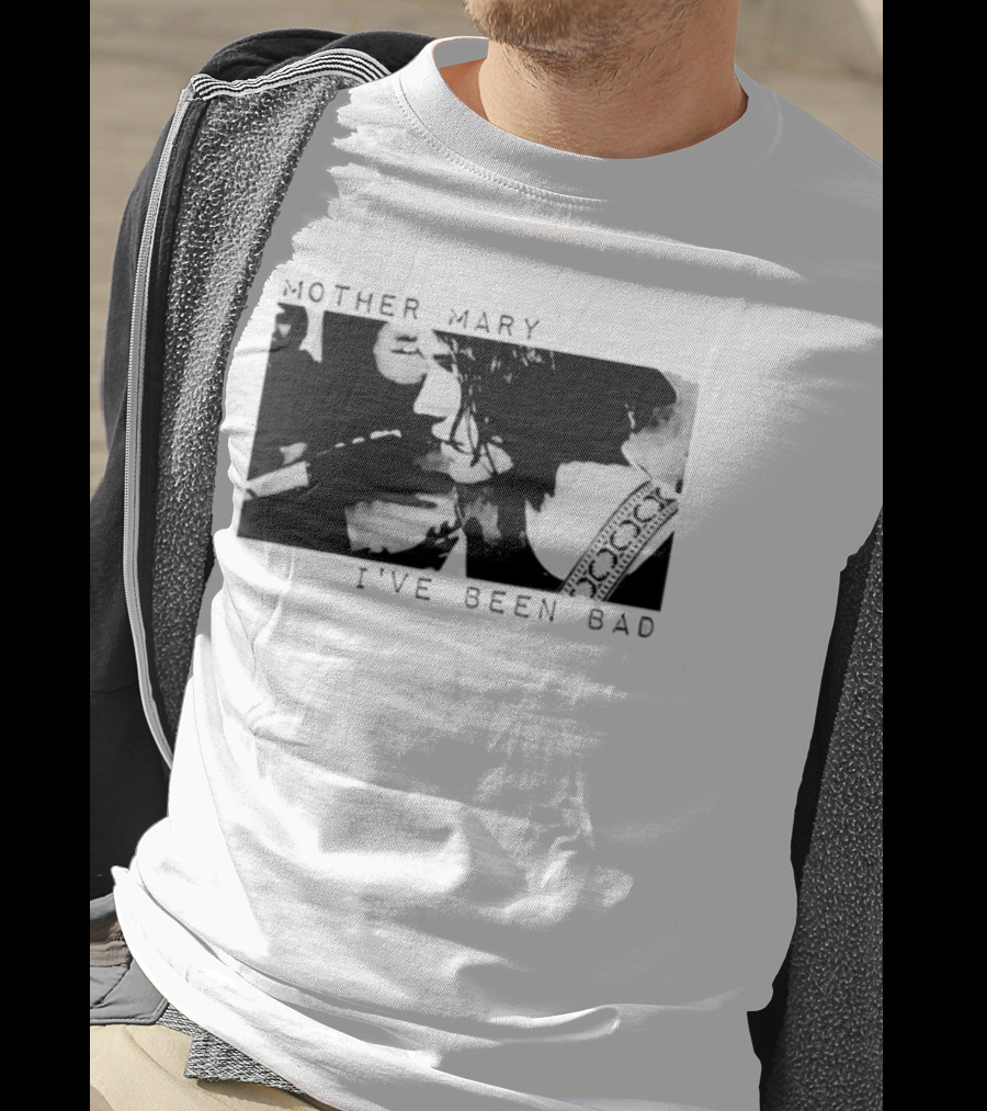 Mother Mary I've Been Bad Black And White Musician T-Shirt