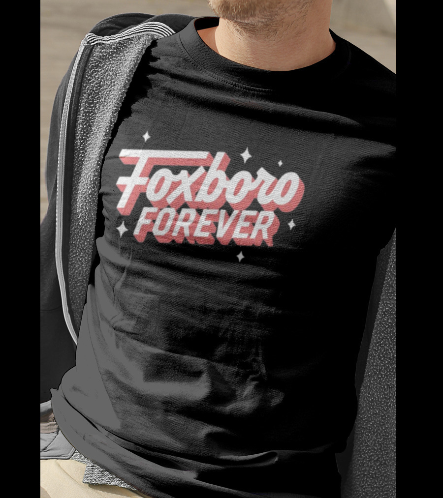 Foxboro Forever Vintage Style Retro Typography T-Shirt