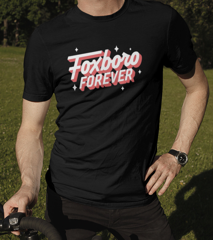 Foxboro Forever Vintage Style Retro Typography T-Shirt
