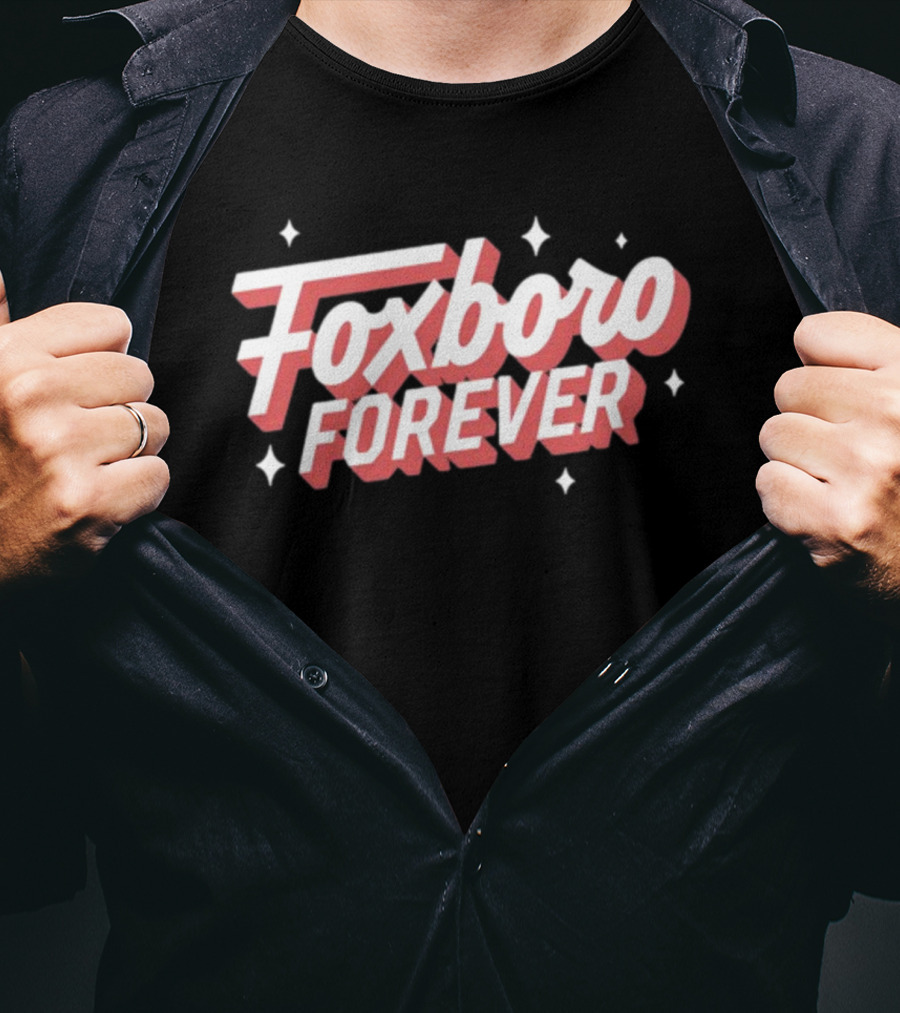 Foxboro Forever Vintage Style Retro Typography T-Shirt