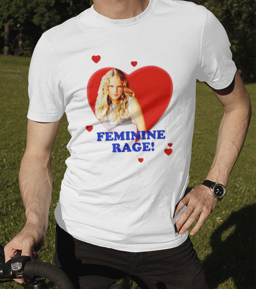 Feminine Rage Heart T-Shirt