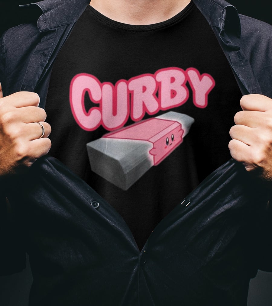 Curby Kirby Brick Meme T-Shirt