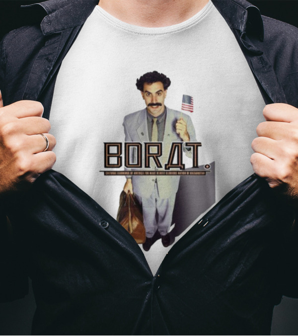 Borat Cultural Learnings Of America For Make Benefit Glorious Nation Of Kazakhstan Flag Suitcase T-Shirt