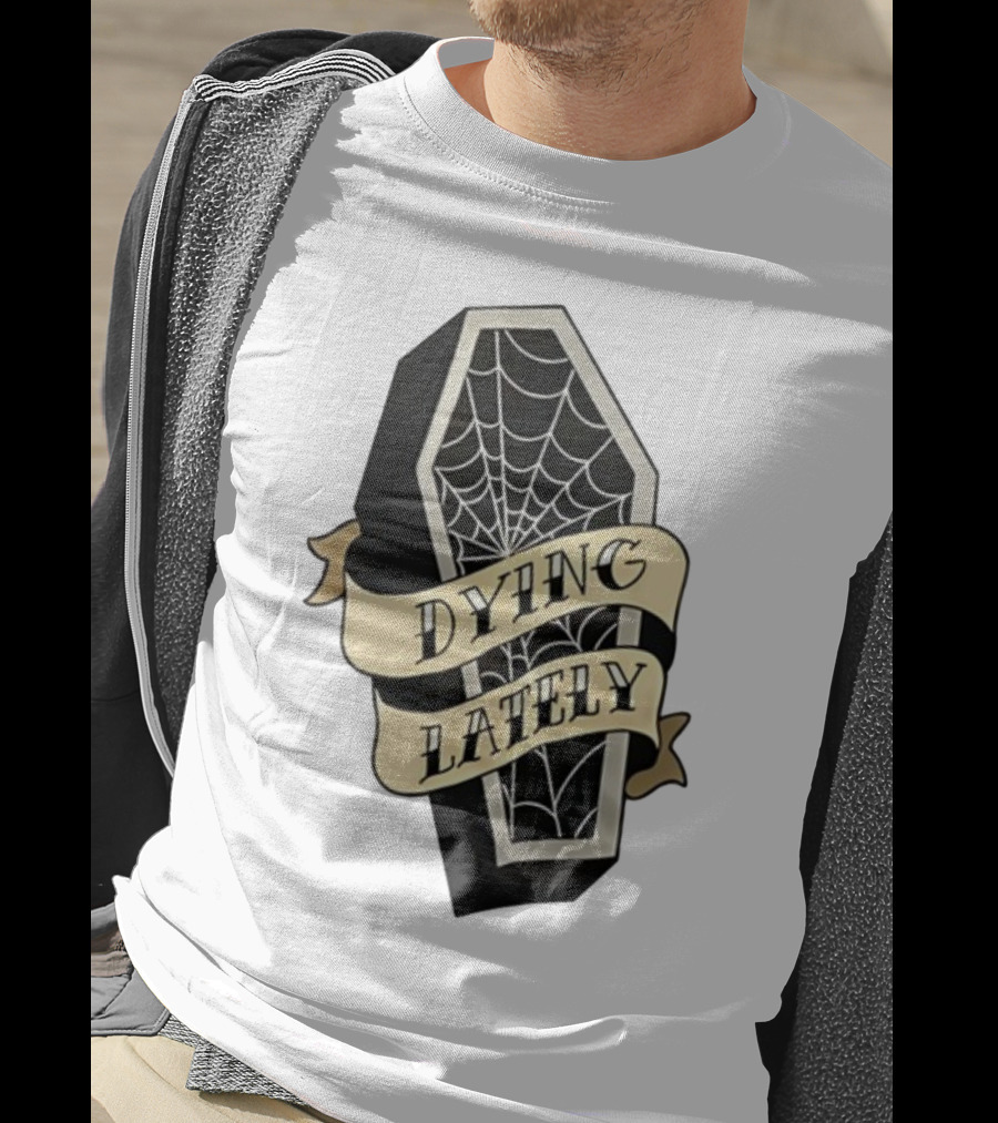 Iamjakehill Coffin Dying Lately Spiderweb T-Shirt