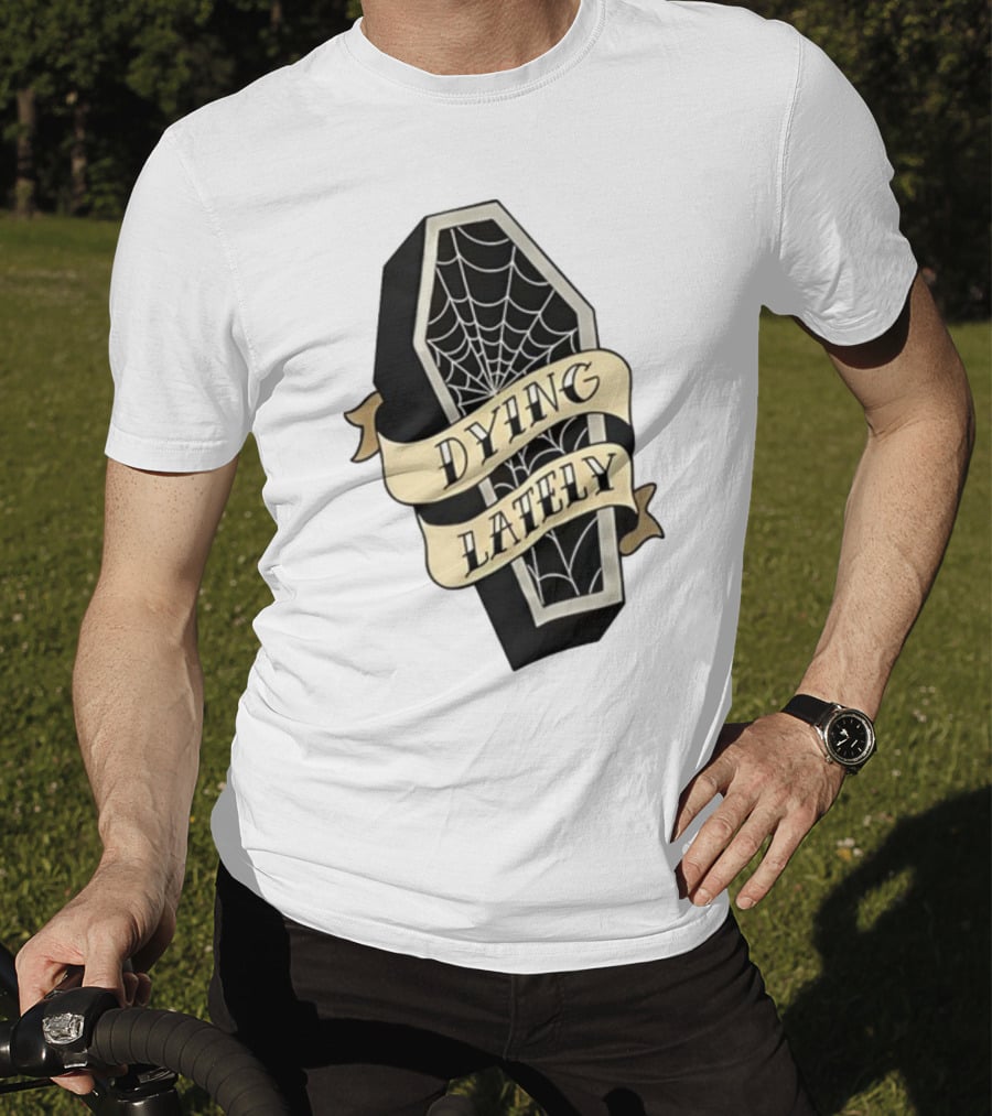 Iamjakehill Coffin Dying Lately Spiderweb T-Shirt