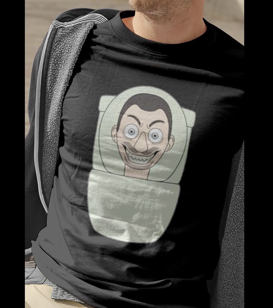 Skibidi Toilet Youtooz New Creepy Toilet Head Meme T-Shirt