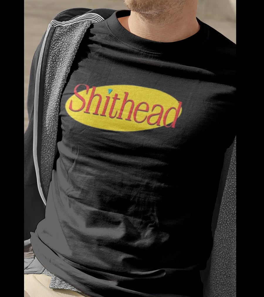 Shithead Yellow Oval T-Shirt