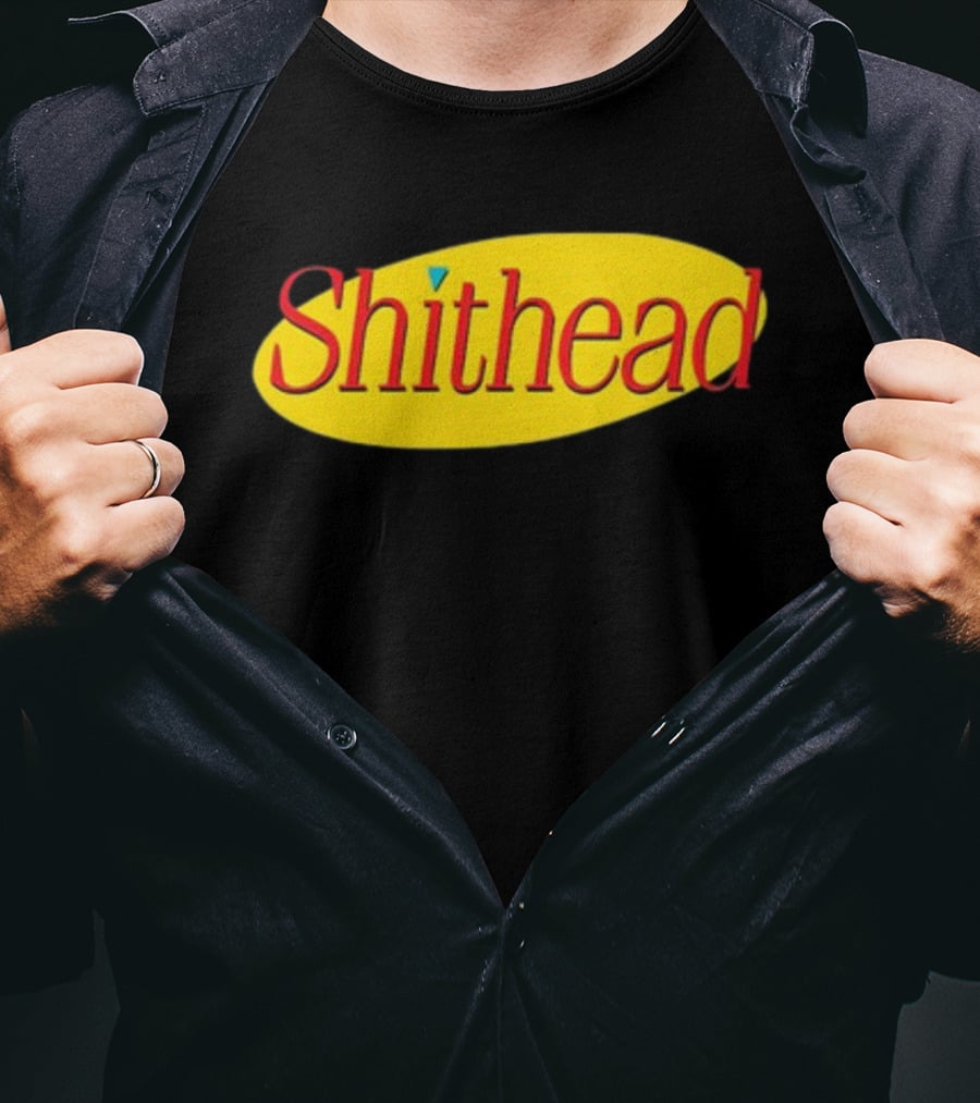 Shithead Yellow Oval T-Shirt