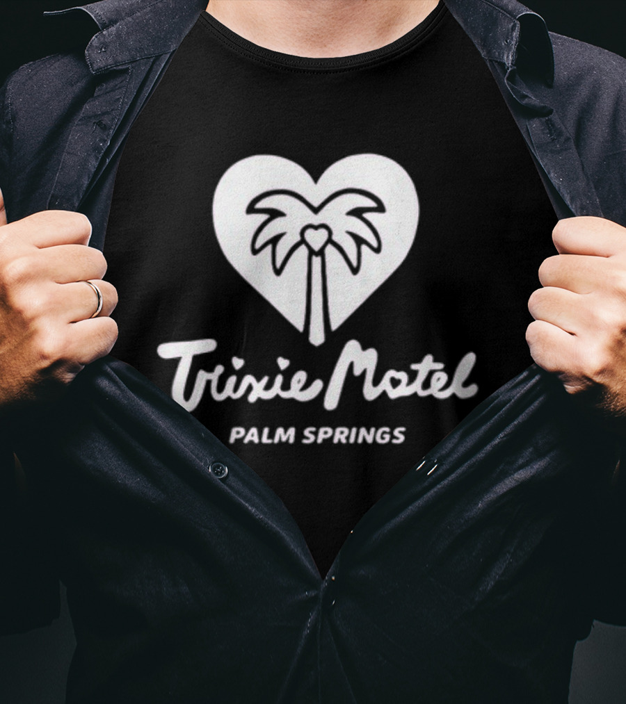 Trixie Motel Palm Springs Heart Tree T-Shirt
