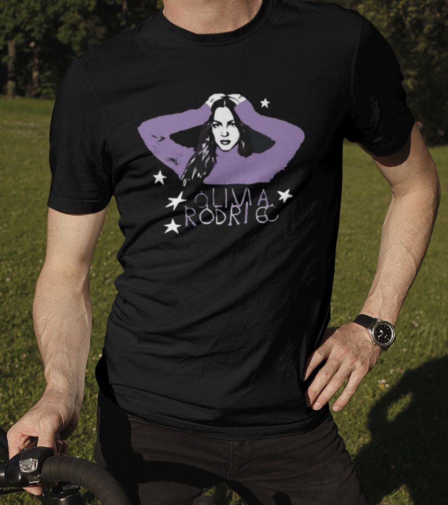 Concertleaks Olivia Rodrigo New Star Portrait Purple T-Shirt