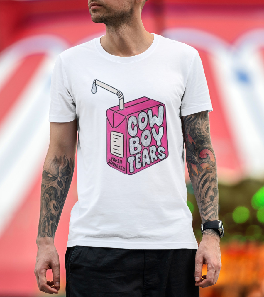 Cowboy Tears Fresh Squeezed Milk Carton T-Shirt