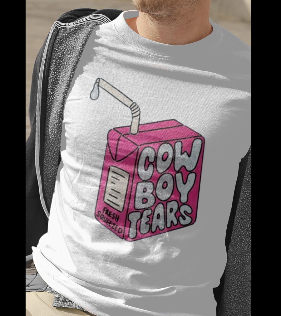 Cowboy Tears Fresh Squeezed Milk Carton T-Shirt